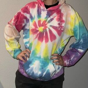 Colorful Tie-Dye Hoodie